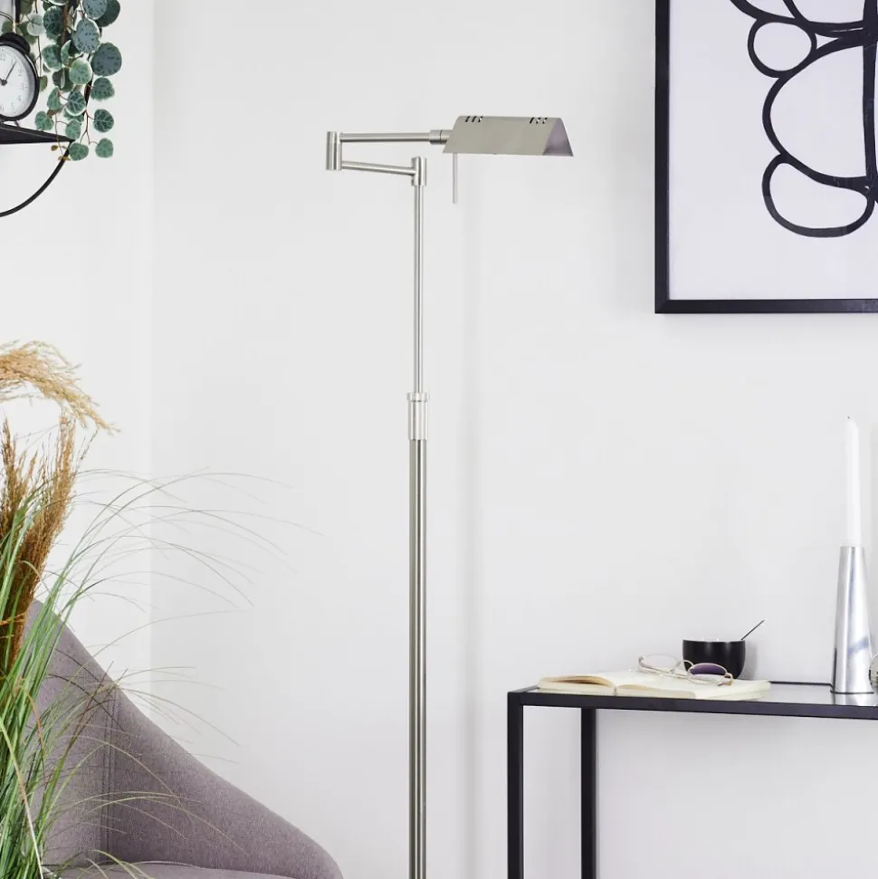 Lampadaire Norrlida Led Nickel Mat, 1 Lumiere