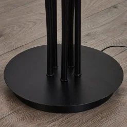 Lampadaire Oetling Led Noir, 1 Lumiere