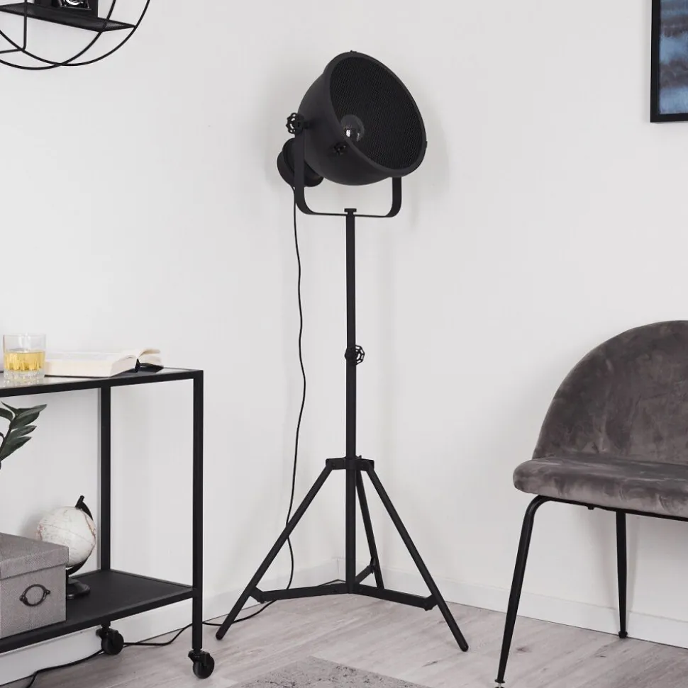 Lampadaire Ogho Noir, 1 Lumiere