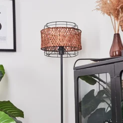 Lampadaire Otta Noir, 1 Lumiere