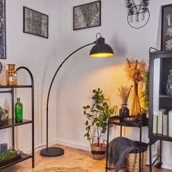 Lampadaire Parola Noir, 1 Lumiere