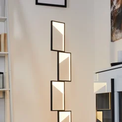 Lampadaire Pitasch Led Noir, 1 Lumiere