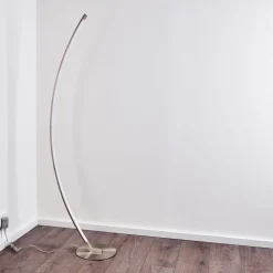 Lampadaire Playa Led Nickel Mat, 1 Lumiere