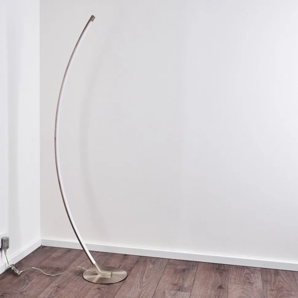Lampadaire Playa Led Nickel Mat, 1 Lumiere