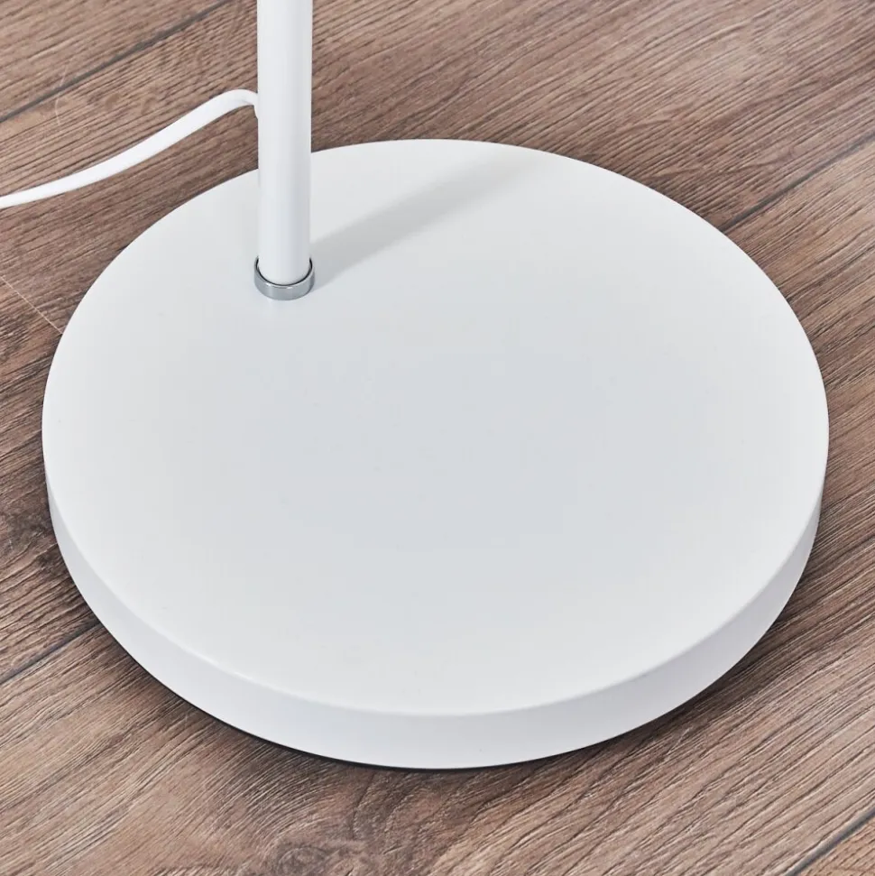 Lampadaire Poitou Blanc, 1 Lumiere