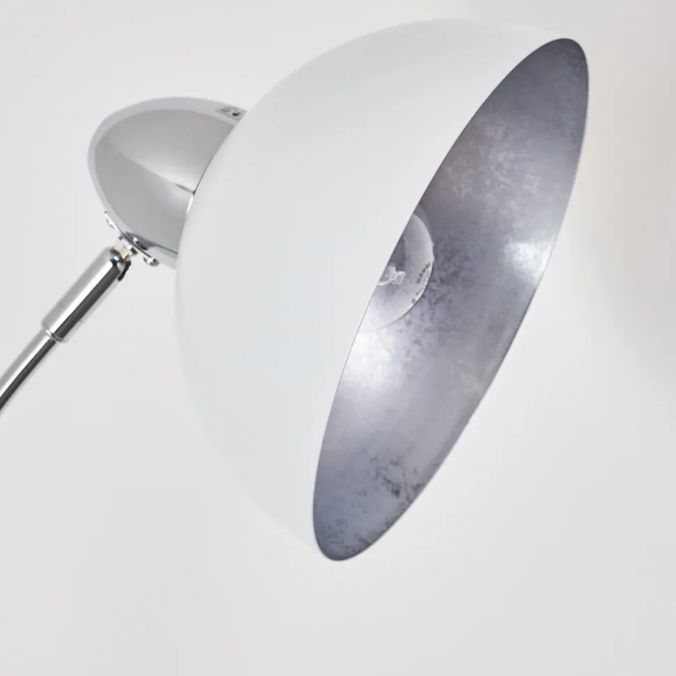 Lampadaire Poitou Blanc, 1 Lumiere