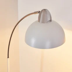 Lampadaire Poitou Blanc, 1 Lumiere