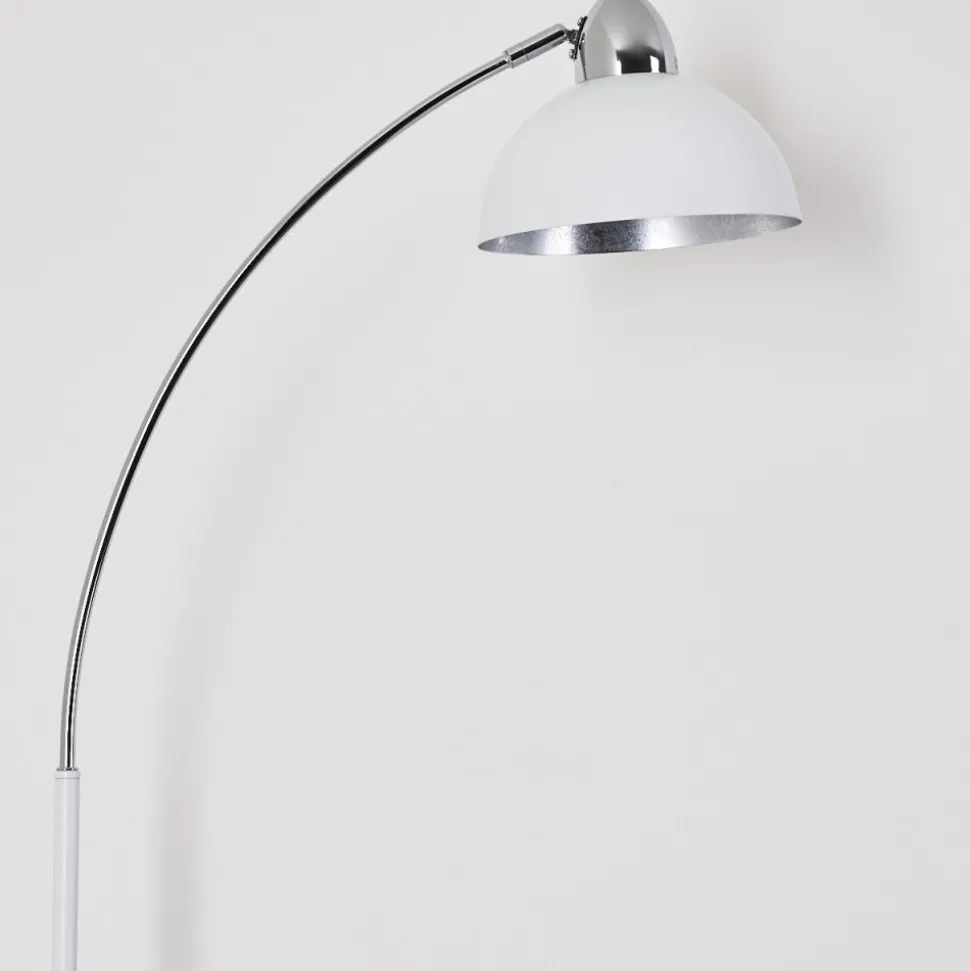 Lampadaire Poitou Blanc, 1 Lumiere