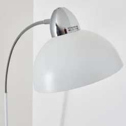 Lampadaire Poitou Blanc, 1 Lumiere