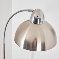 Lampadaire Poitou Nickel Mat, 1 Lumiere