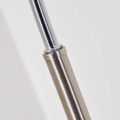 Lampadaire Poitou Nickel Mat, 1 Lumiere