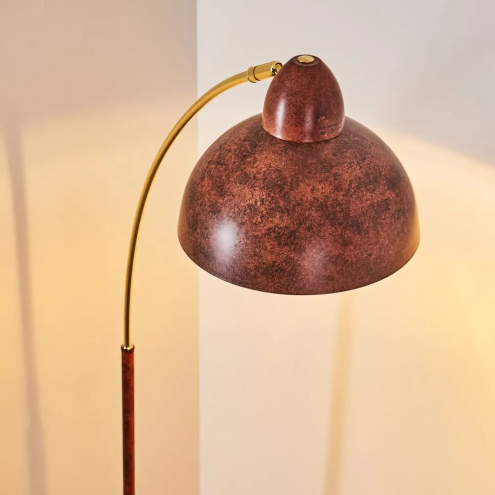 Lampadaire Poitou Rouille, 1 Lumiere