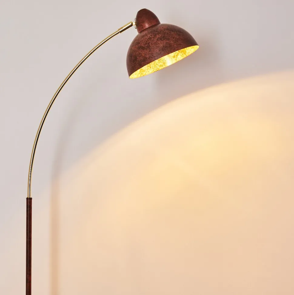 Lampadaire Poitou Rouille, 1 Lumiere
