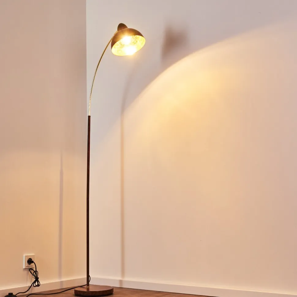 Lampadaire Poitou Rouille, 1 Lumiere