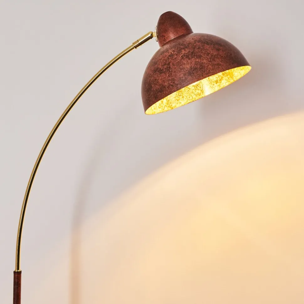 Lampadaire Poitou Rouille, 1 Lumiere