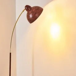 Lampadaire Poitou Rouille, 1 Lumiere