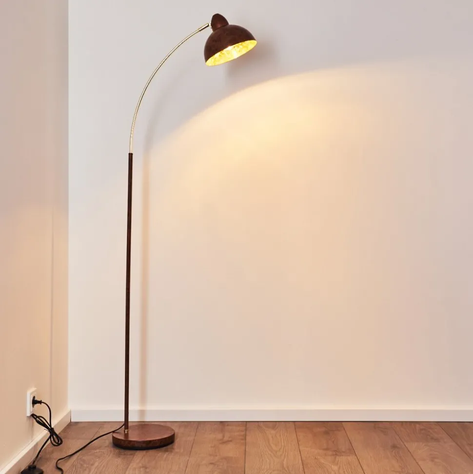 Lampadaire Poitou Rouille, 1 Lumiere