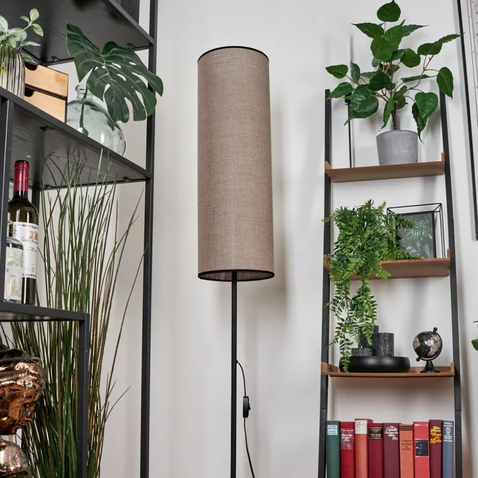 Lampadaire Pomancillo Noir, 1 Lumiere