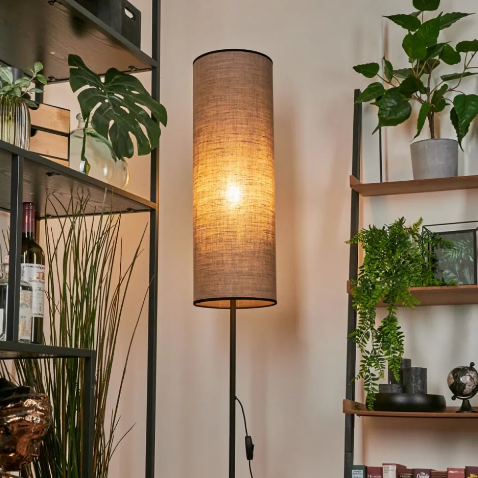 Lampadaire Pomancillo Noir, 1 Lumiere