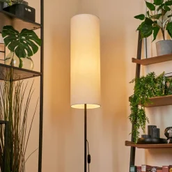 Lampadaire Pomancillo Noir, 1 Lumiere