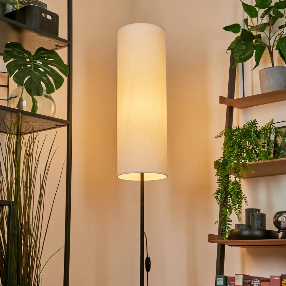 Lampadaire Pomancillo Noir, 1 Lumiere