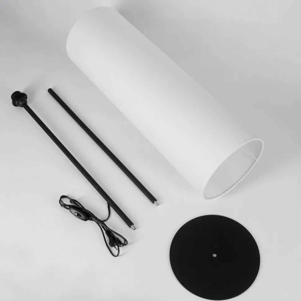 Lampadaire Pomancillo Noir, 1 Lumiere