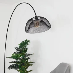 Lampadaire Pralo Noir, 1 Lumiere