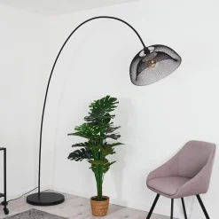 Lampadaire Pralo Noir, 1 Lumiere