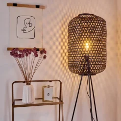 Lampadaire Quinto Noir, 1 Lumiere