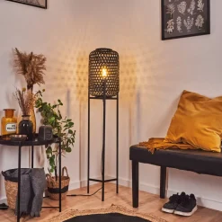 Lampadaire Quinto Noir, 1 Lumiere