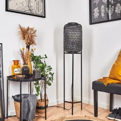 Lampadaire Quinto Noir, 1 Lumiere