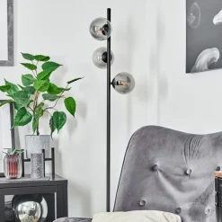 Lampadaire Remaisnil Noir, 3 Lumieres
