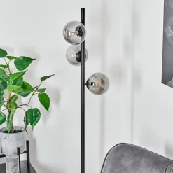 Lampadaire Remaisnil Noir, 3 Lumieres