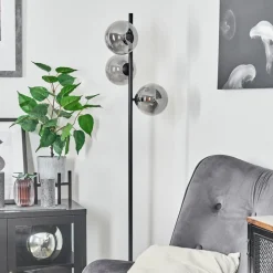 Lampadaire Remaisnil Noir, 3 Lumieres