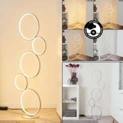 Lampadaire Rodekro Led Argente, 1 Lumiere