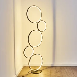 Lampadaire Rodekro Led Noir, 1 Lumiere