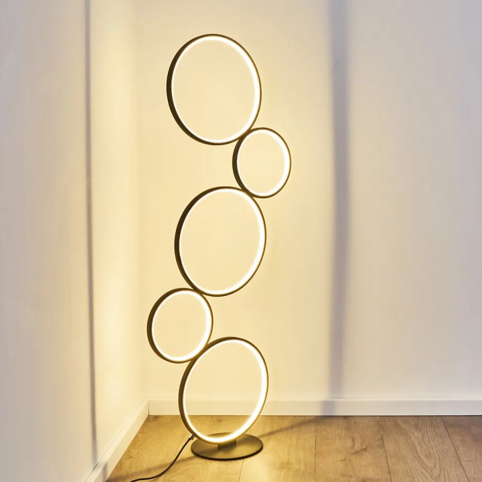 Lampadaire Rodekro Led Noir, 1 Lumiere