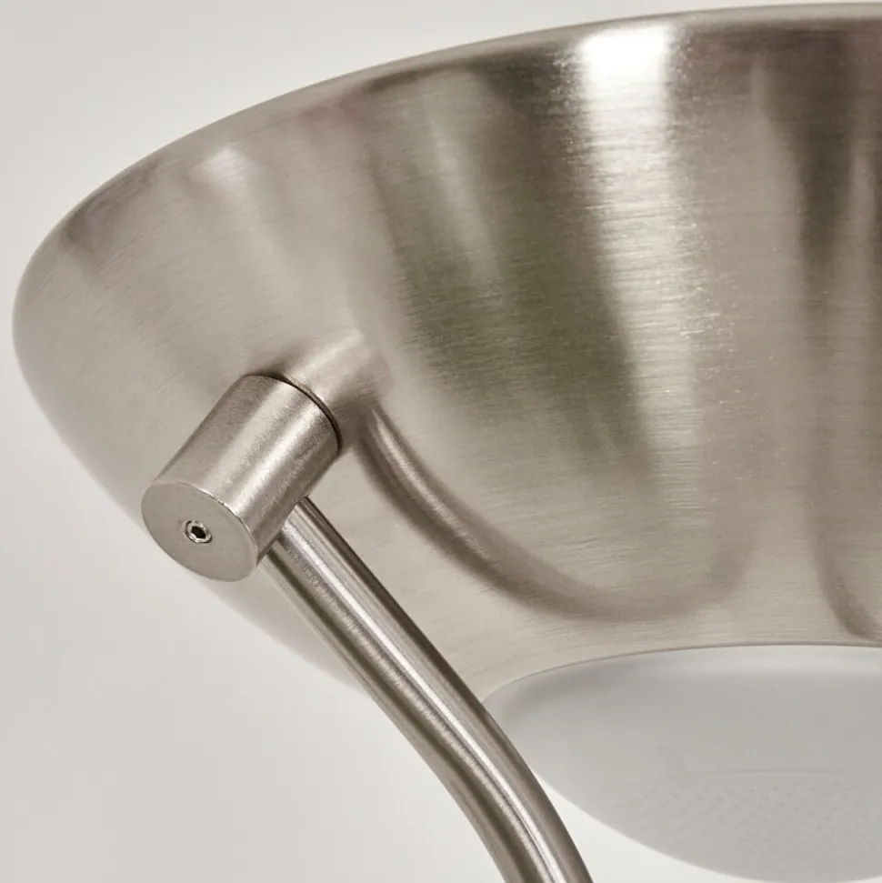 Lampadaire Rom Led Nickel Mat, 2 Lumieres