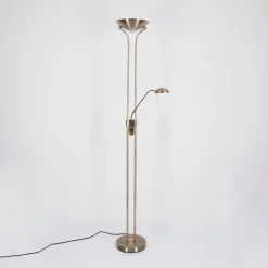 Lampadaire Rom Led Vieux Laiton, 2 Lumieres