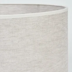 Lampadaire Saladillo Bois Clair, Blanc, 1 Lumiere