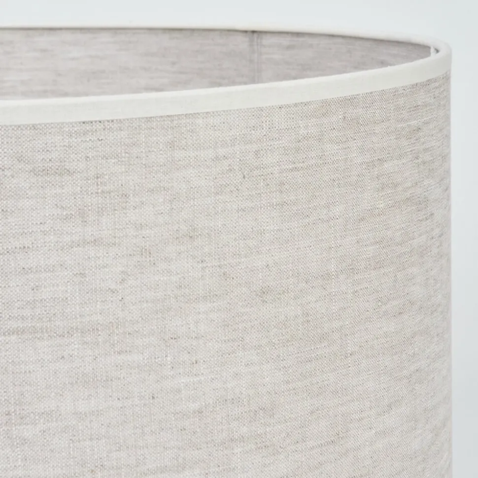Lampadaire Saladillo Bois Clair, Blanc, 1 Lumiere