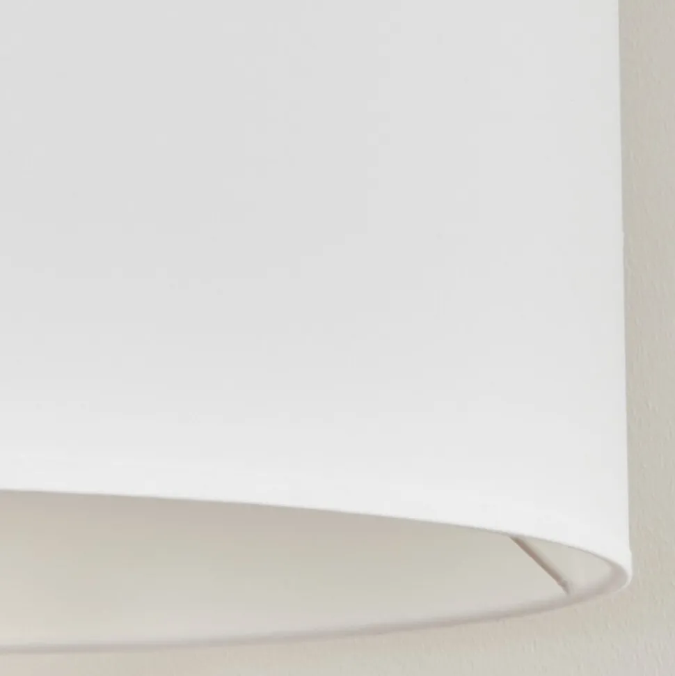 Lampadaire Saladillo Bois Fonce, Blanc, 1 Lumiere