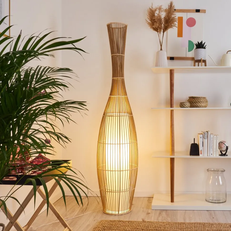 Lampadaire Saranda Brun, 1 Lumiere