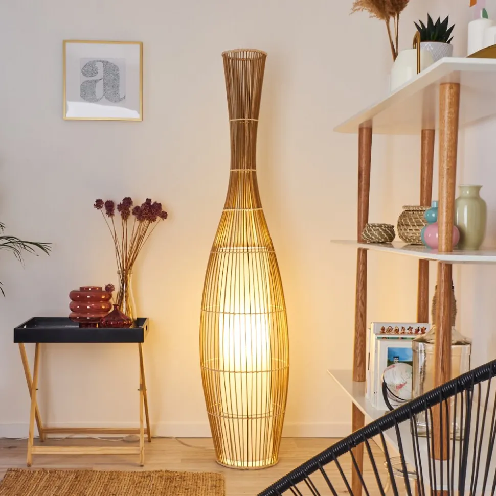 Lampadaire Saranda Brun, 1 Lumiere