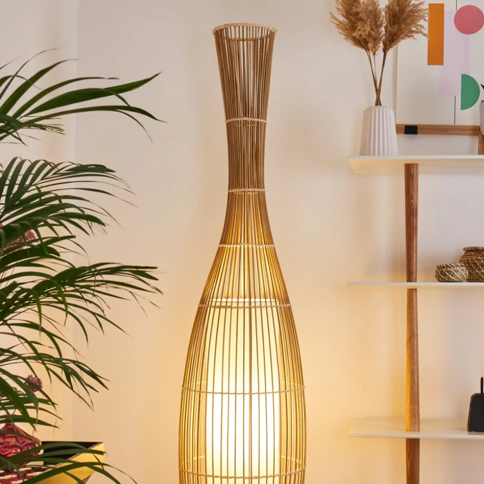 Lampadaire Saranda Brun, 1 Lumiere