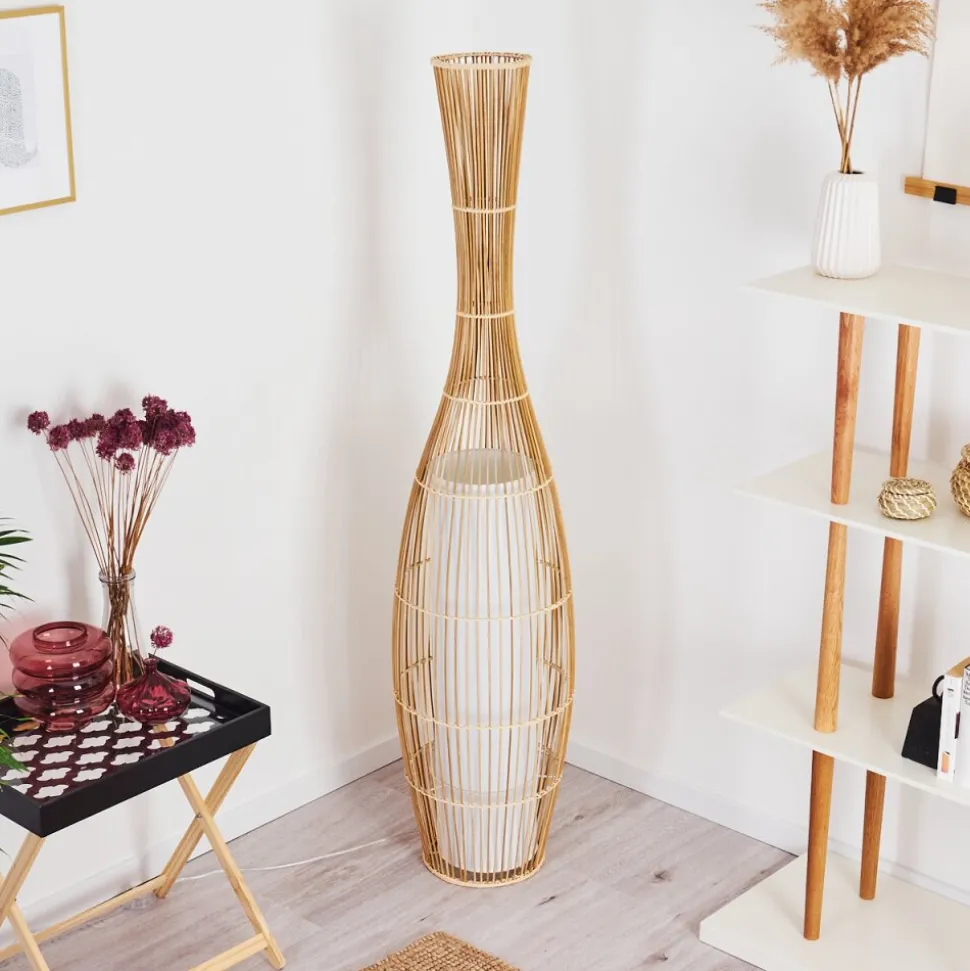 Lampadaire Saranda Brun, 1 Lumiere