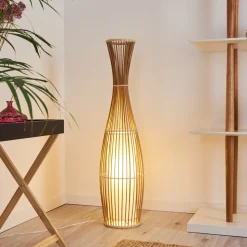 Lampadaire Saranda Brun, 1 Lumiere