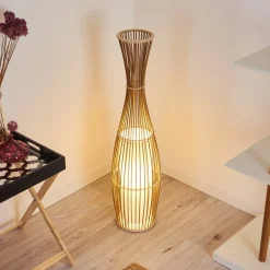 Lampadaire Saranda Brun, 1 Lumiere