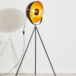 Lampadaire Saturn Noir, 1 Lumiere
