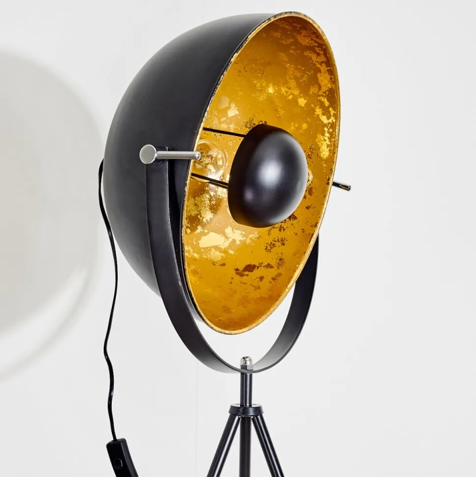Lampadaire Saturn Noir, 1 Lumiere